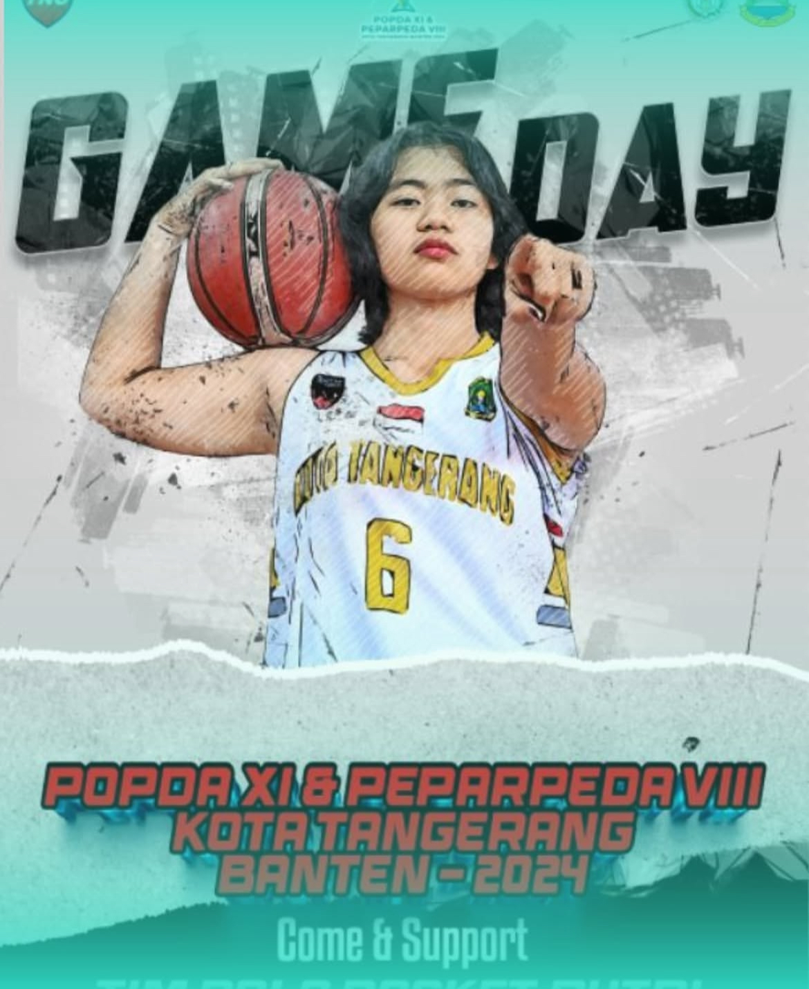 Satu perwakilan SMK PGRI 1 Tangerang pada kejuaraan Pekan Olahraga Daerah (POPDA) BANTEN