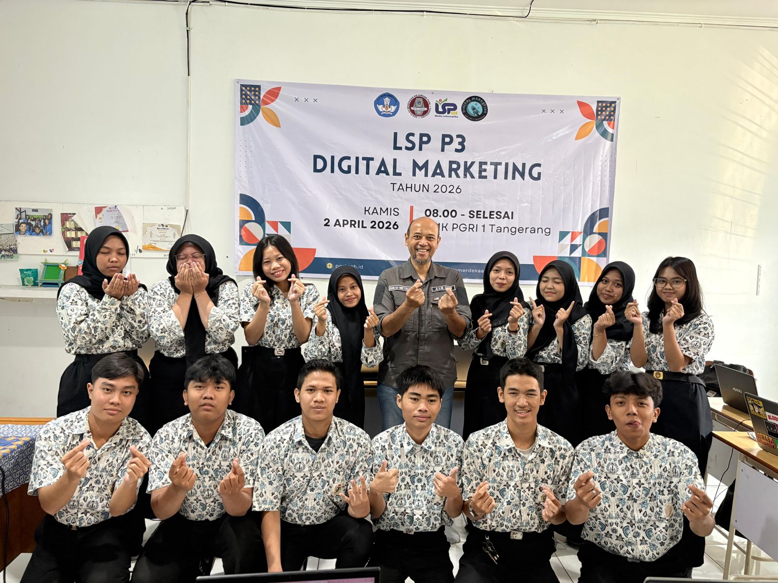 SMK PGRI 1 TANGERANG GELAR UJI KOMPETENSI LSP P3 TAHUN AJARAN 2025/2026