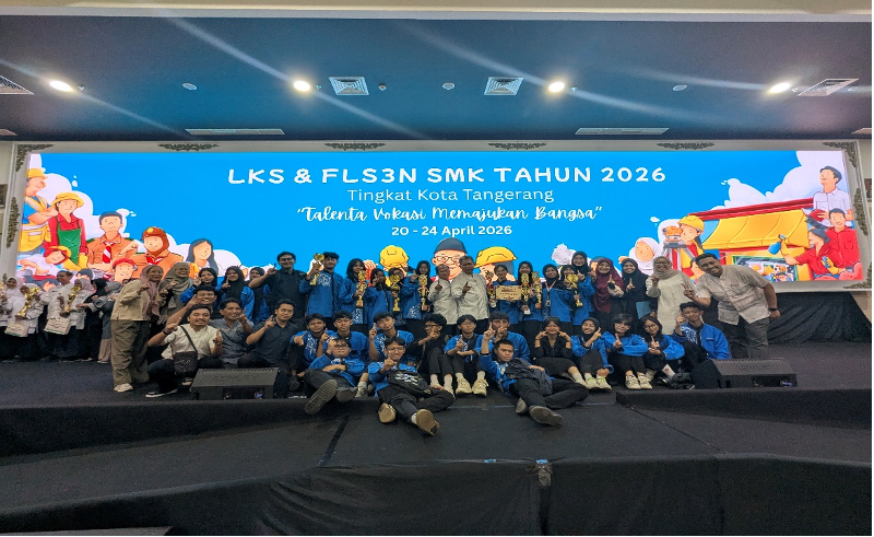 SMK PGRI 1 Tangerang menunjukan taringnya di ajang LKS dan FLS3N SMK tahun 2026